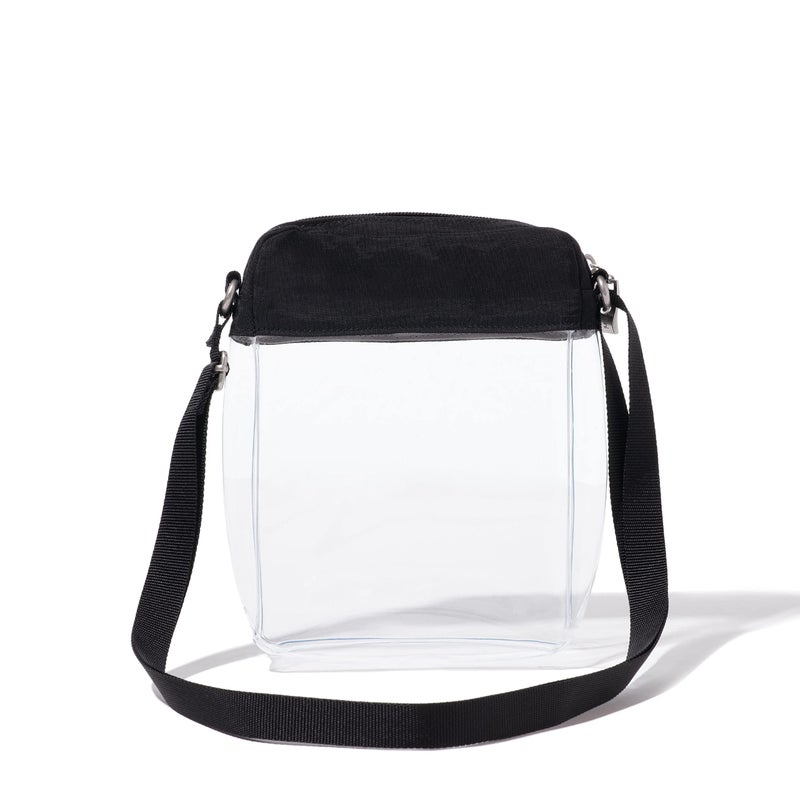 Baggallini womens Stadium Clear Bryant crossbody, Black, One Size US - Image 3